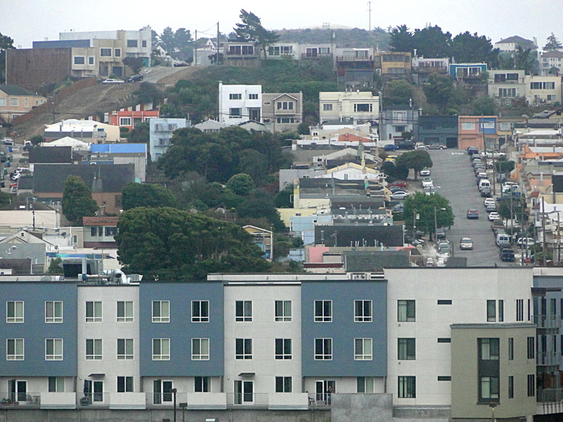 Residential neighborhood in San Francisco