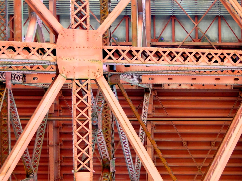 Iconic San Francisco Bridge Support Structure