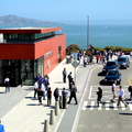 Busy San Francisco Waterfront Promenade
