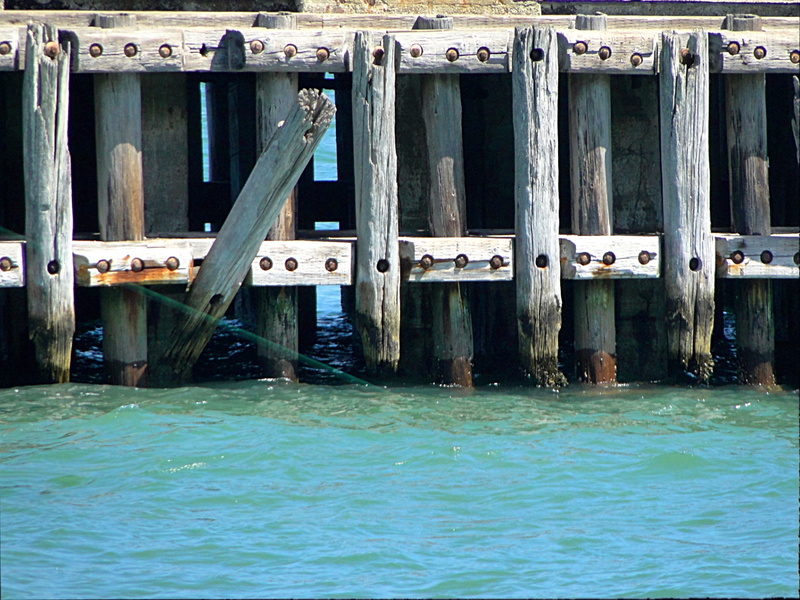 Damaged Pier in San Francisco