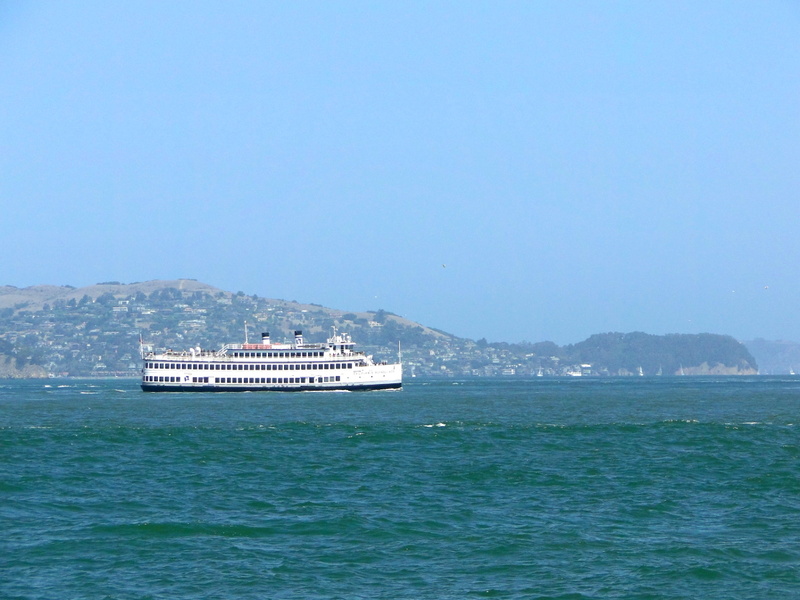 Ferry in the Bay of San Francisco