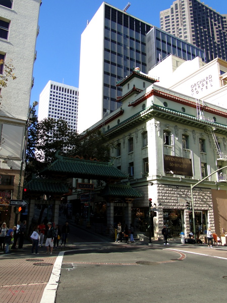 Vibrant San Francisco City Corner