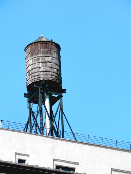 Water Tower Sentinel on High-Rise
