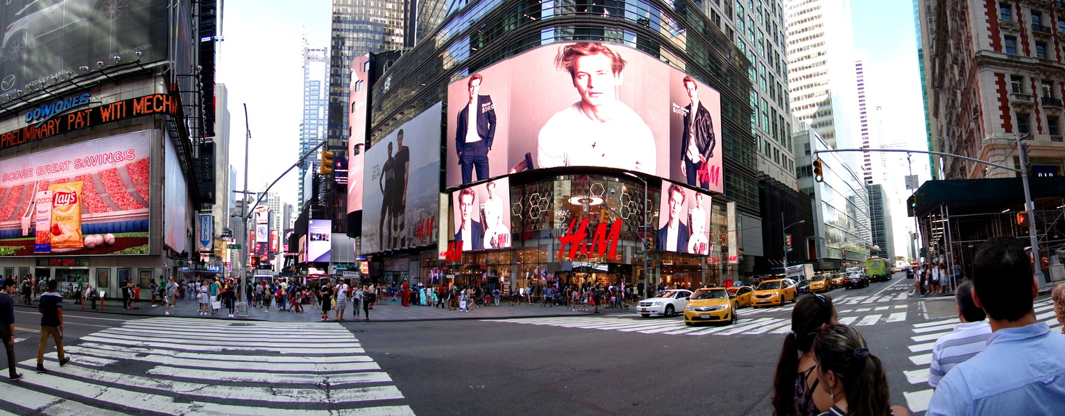 Vibrant Times Square in New York City