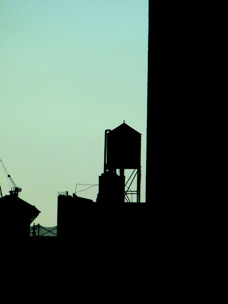 The Silhouette of City Life: A New York Evening