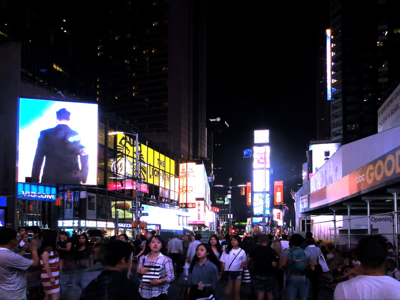 Vibrant Night at Times Square, New York City