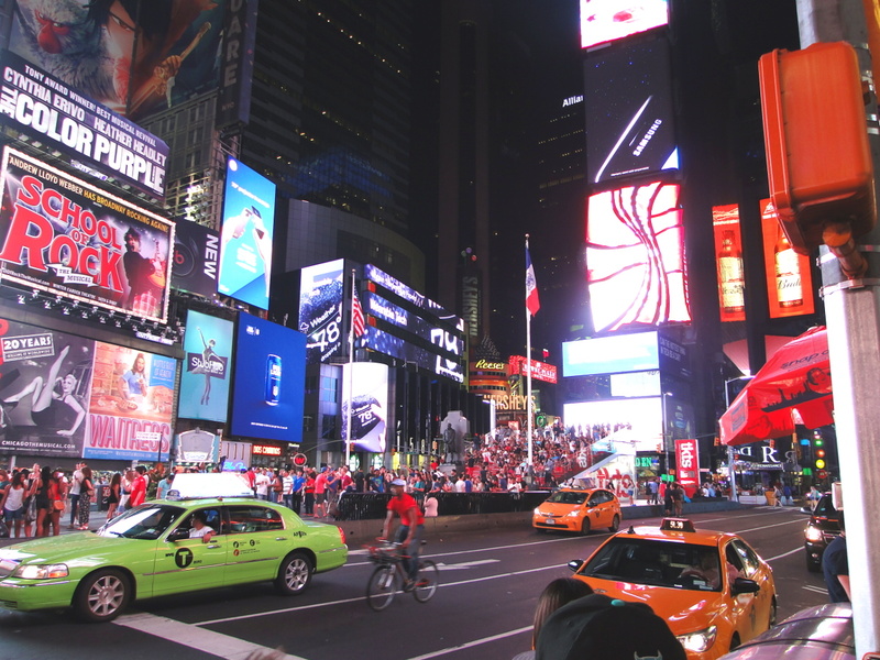 Vibrant Night in New York's Times Square