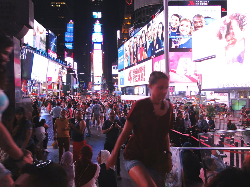 Vibrant Life at Times Square, NYC