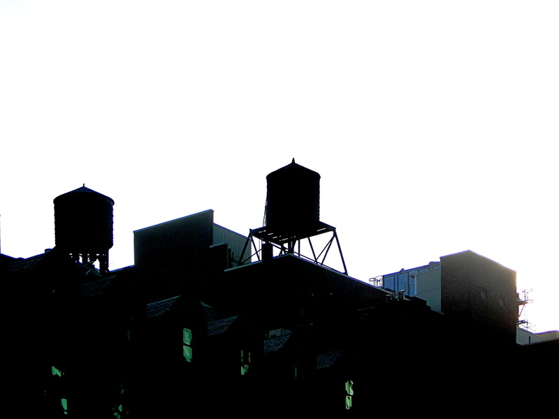 The Silhouette of New York's Skyline at Dusk