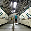 Subway Station Escalator