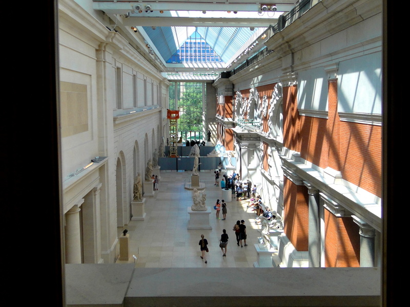 Aerial View of a Museum Interior