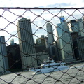 City View from the Dock with Wire Fence
