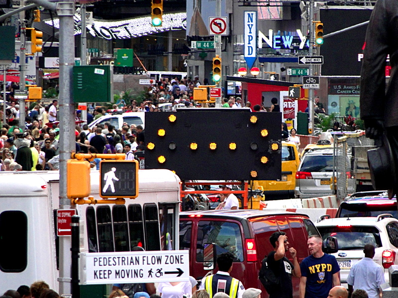 New York City's Times Square: A Vivid Street Scene
