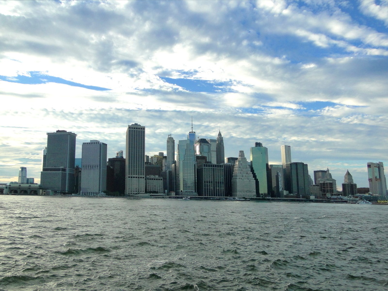 The Iconic Manhattan Skyline from the Hudson River