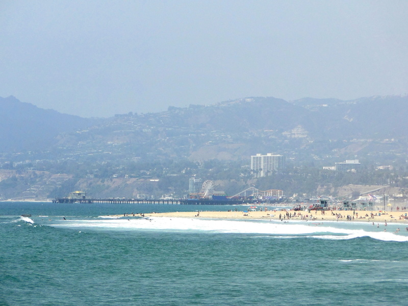 Serene Beach Scene in Los Angeles, USA