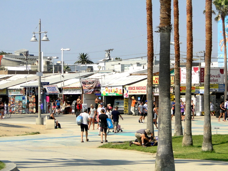 A lively street fair in Los Angeles