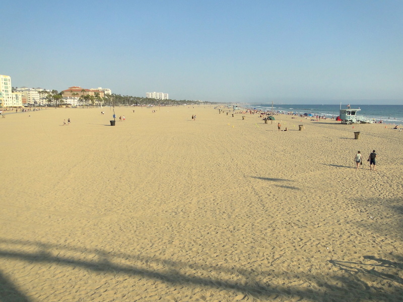 Serene Evening at a Beach in Los Angeles, California