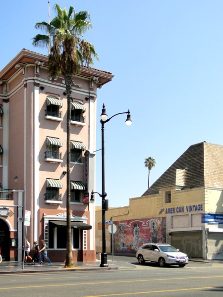 Corner Store Building in Los Angeles, California