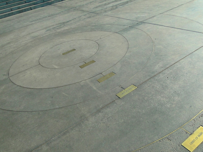A Concrete Sports Court with Markings