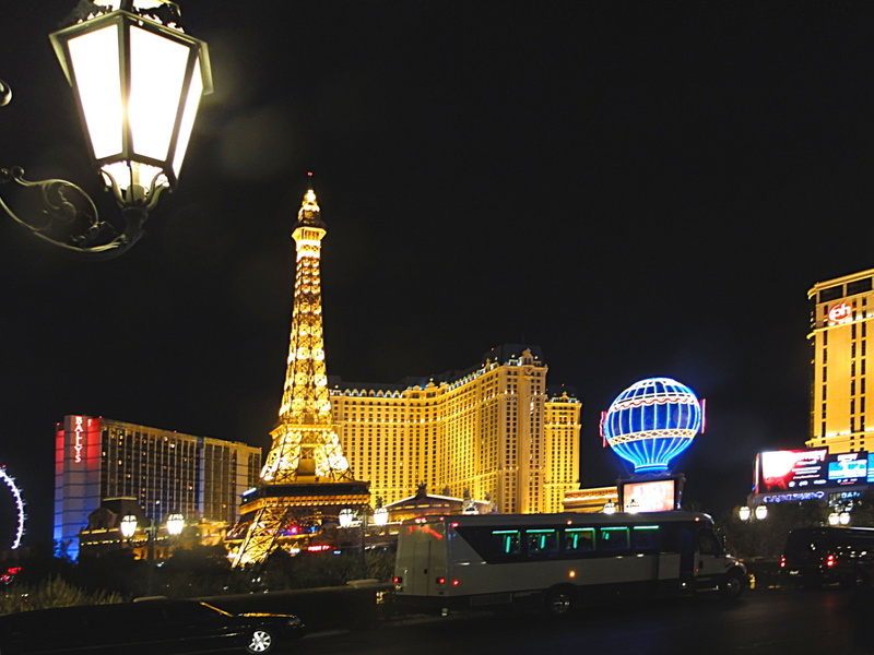 A Dazzling Night in the Heart of Las Vegas, Nevada