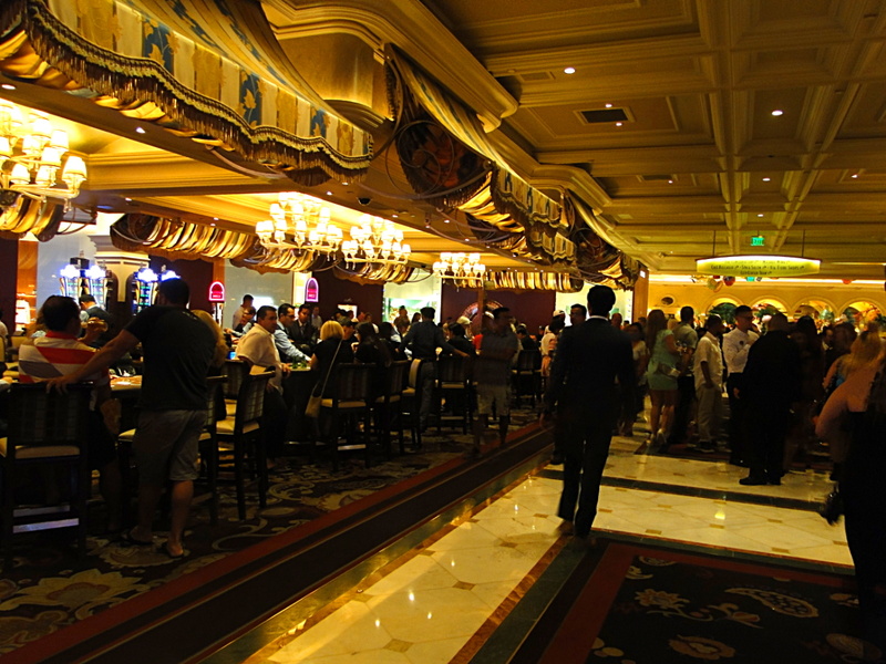 Vibrant Casino Lobby with Patrons