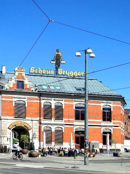 Elegant European Building with a Church Steeple