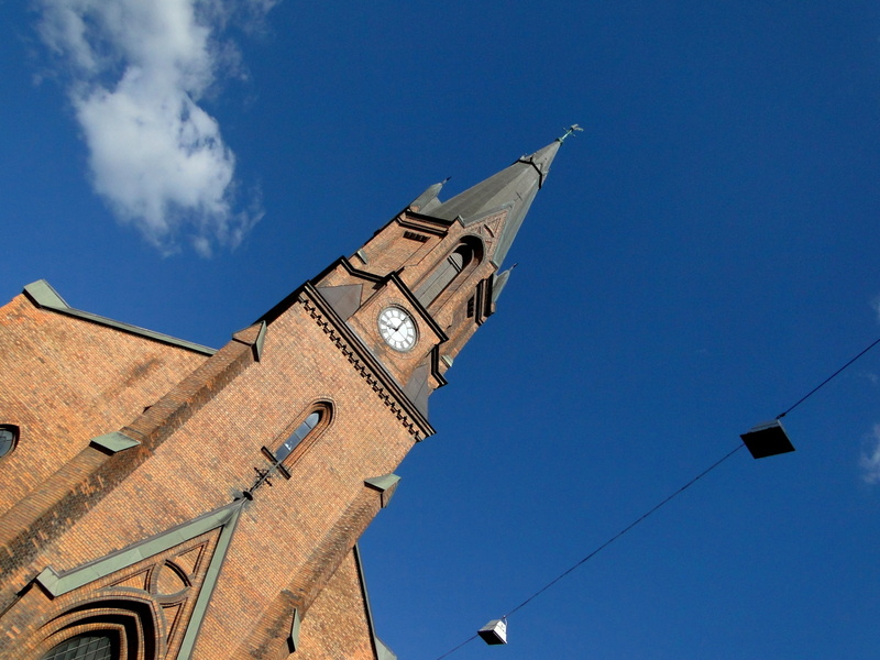 A Historic Church in the Heart of a European City