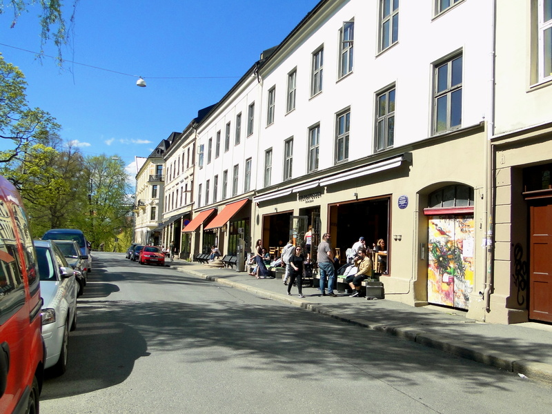 A Peaceful Scene on a Street in Oslo, Norway