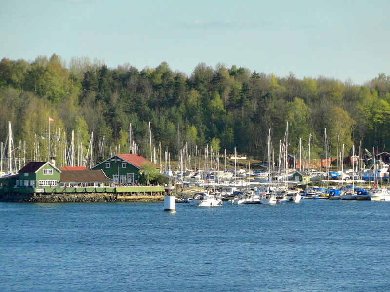 Scenic Coastal View with Harbors and Boats