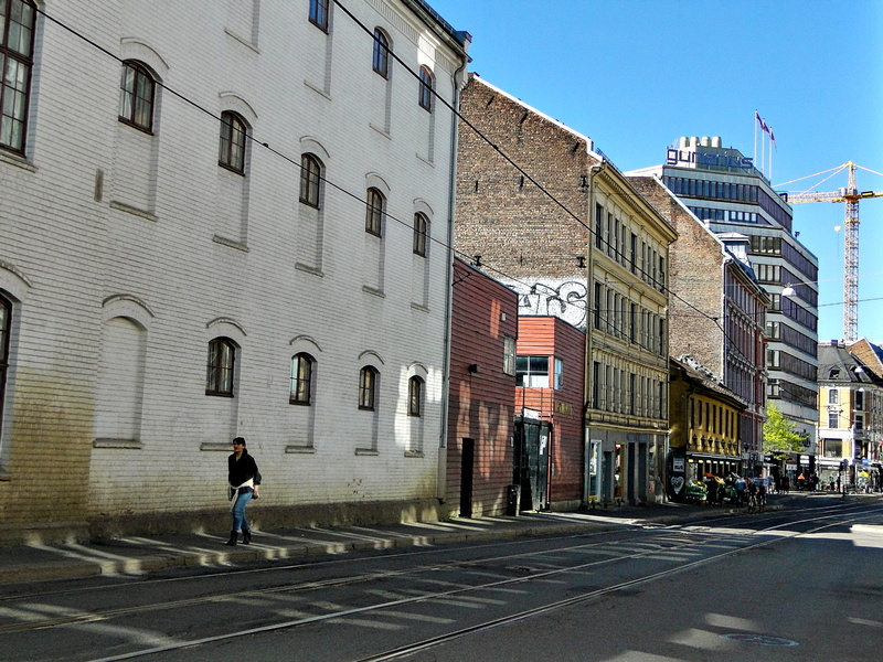Urban Street Scene in Oslo