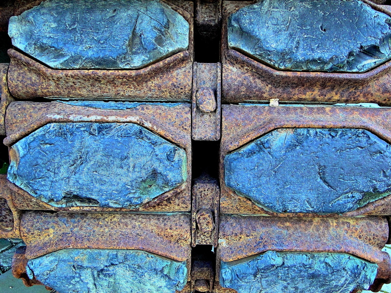 Aged Metal Bars - Rustic Urban Texture