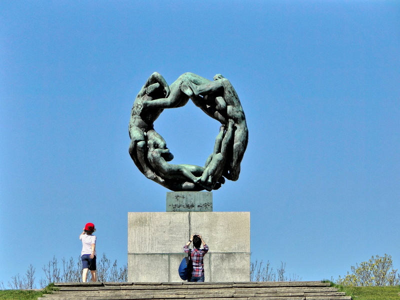 Contemporary Sculpture in an Urban Park