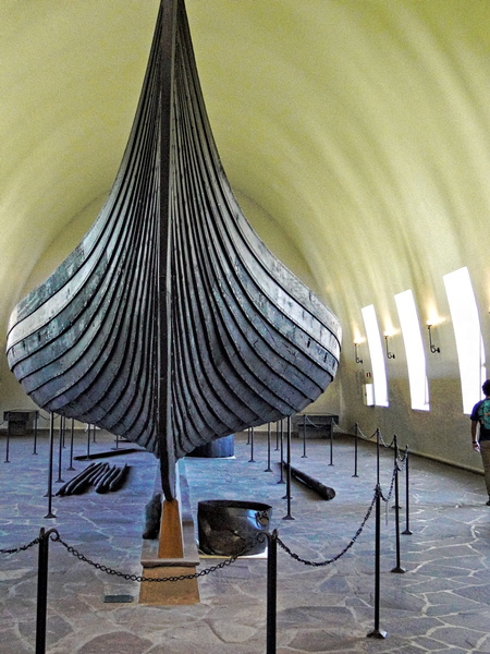 Viking Ship Exhibit in Oslo Museum
