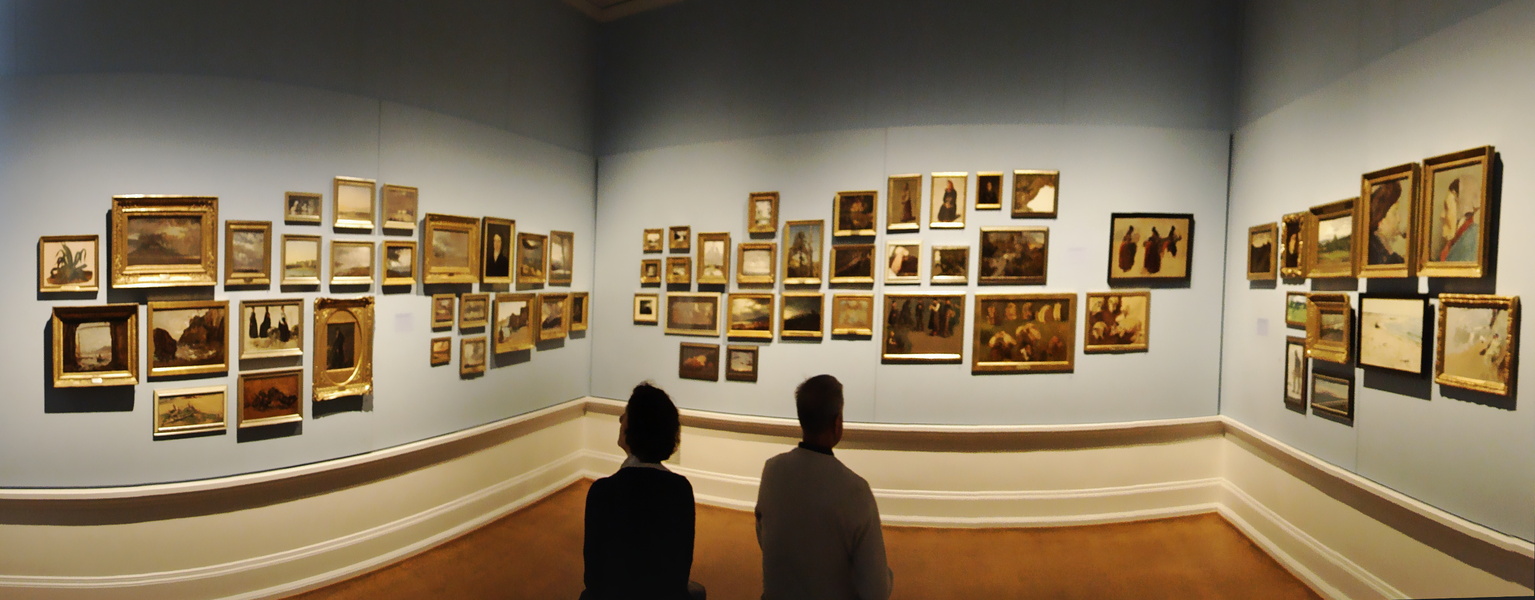 Art Exhibit in Museum Gallery