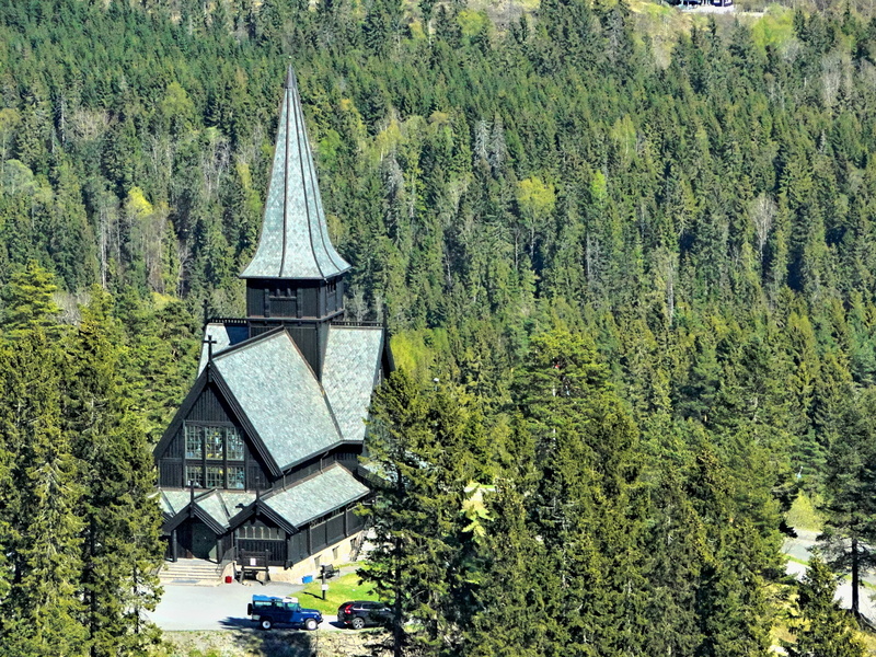 Viking Church in Oslo's Natural Surroundings