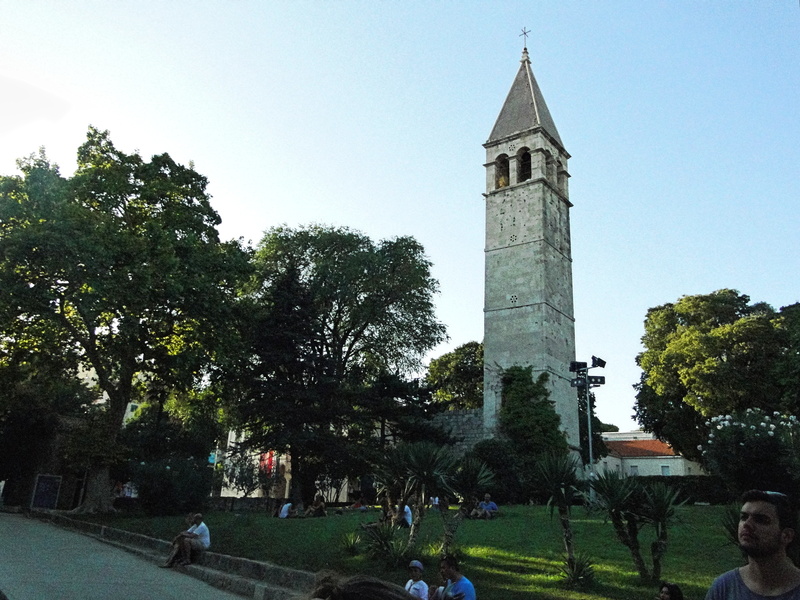 Historic Church and Tower in Split, Croatia