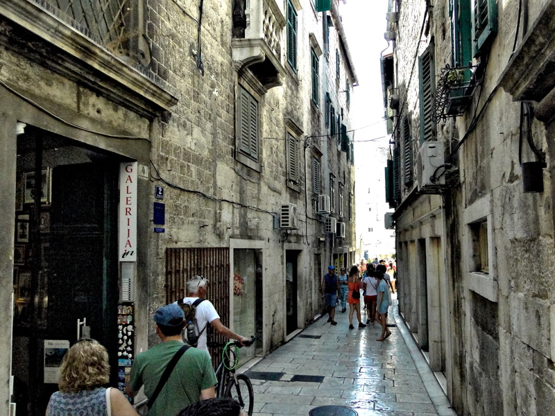 Narrow Street in Old Town, Split, Croatia