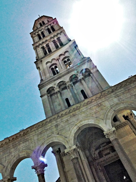Historic Split Cathedral with Tower and Bell