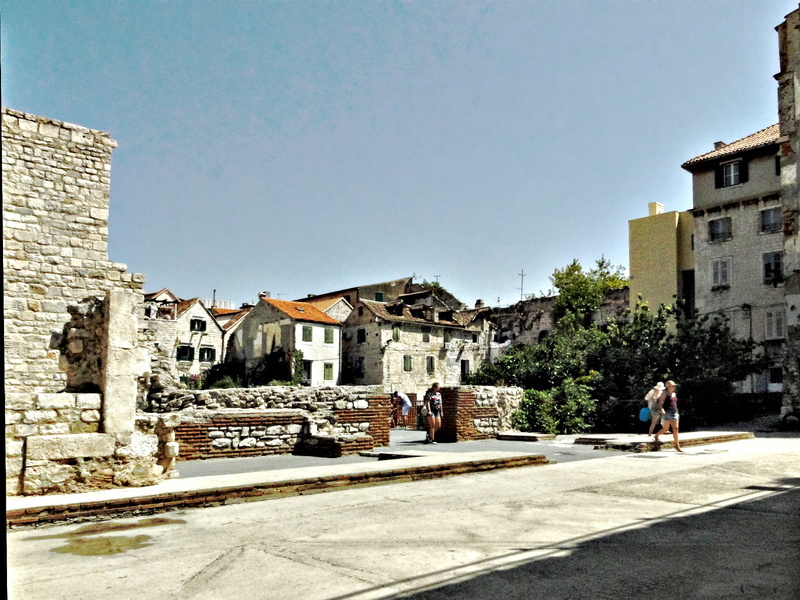 Ruins and Old Town of Split, Croatia