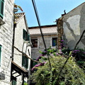 Tranquil European Street Corner