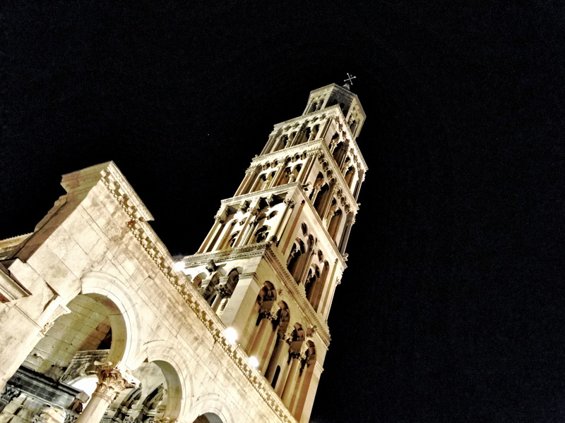 The Majestic Split Cathedral at Night