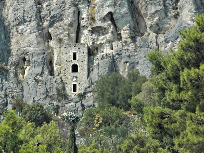 Abandoned Stone Castle on a Mountainous Landscape in Croatia