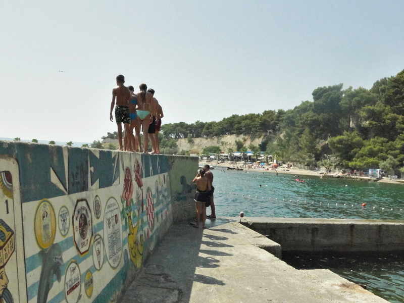 A Lively Scene at a Split City Harbor