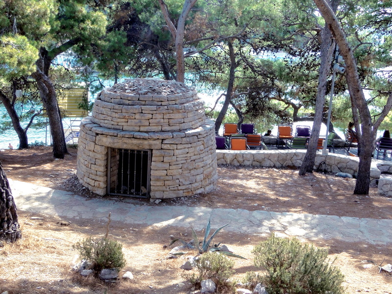 Stone Outdoor Oven in a Coastal Area