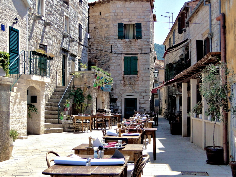 Charming Old-Town Restaurant in Stari Grad, Croatia