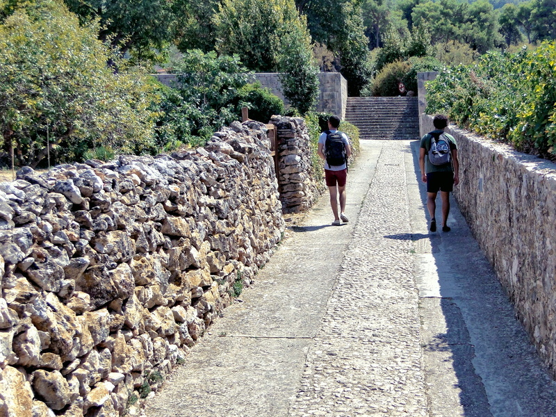 A Historic European Path in Stari Grad, Croatia