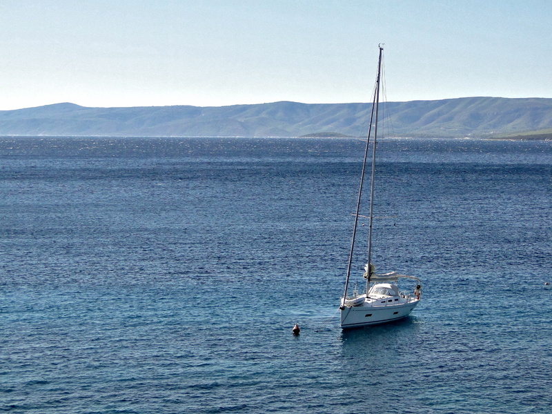 Serene Marine Vista with Boat