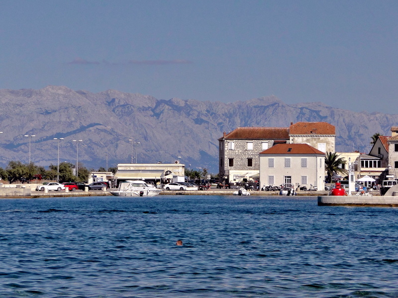 Scenic Waterfront Village in Supetar, Croatia