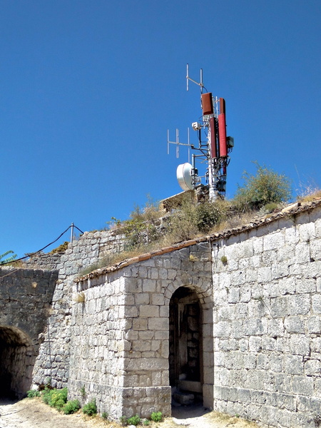 Historic Architecture: A Stone Tower Overlooking the Landscape