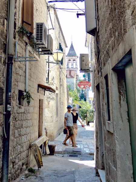 Narrow Alleyway in Trogir, Croatia